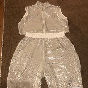 2 piece Disco Short set